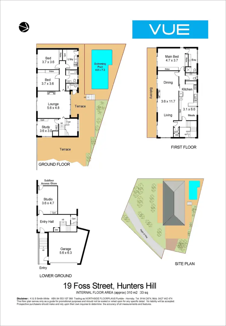 Floorplan of Homely house listing, 19 Foss Street, Hunters Hill NSW 2110