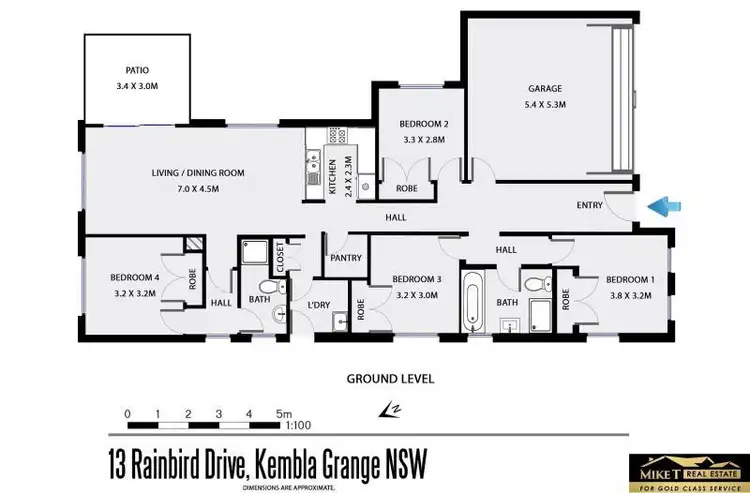 Floorplan of Homely house listing, 13 Rainbird Drive, Kembla Grange NSW 2526