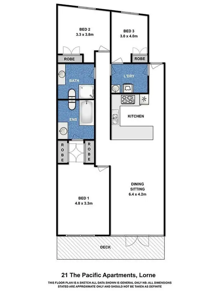 Floorplan of Homely apartment listing, 21/2-10 Ocean Road South Road, Lorne VIC 3232