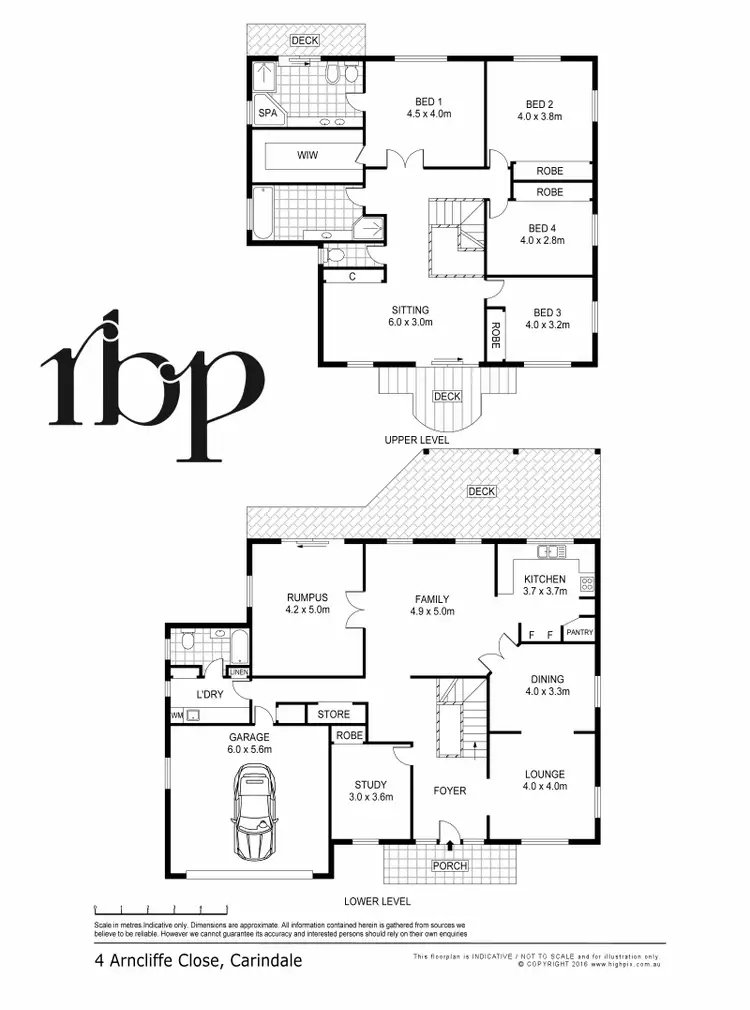 Floorplan of Homely house listing, 4 Arncliffe Close, Carindale QLD 4152