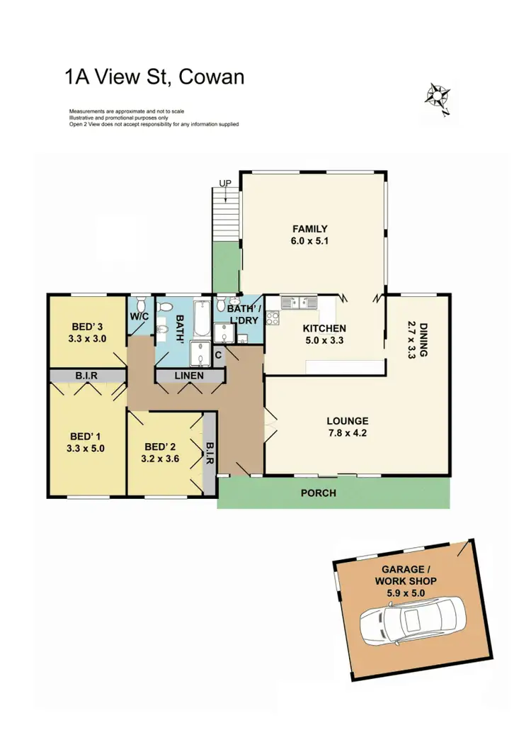 Floorplan of Homely house listing, 1A View Street, Cowan NSW 2081