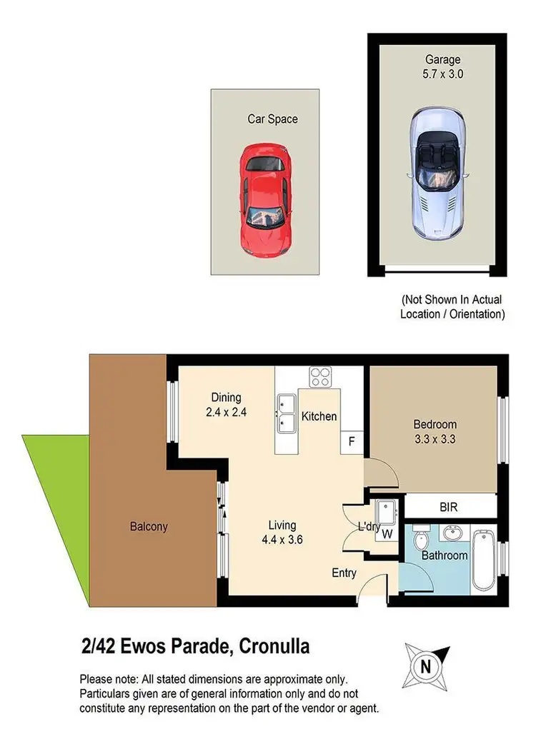 Floorplan of Homely apartment listing, Unit 2/42 Ewos Parade, Cronulla NSW 2230
