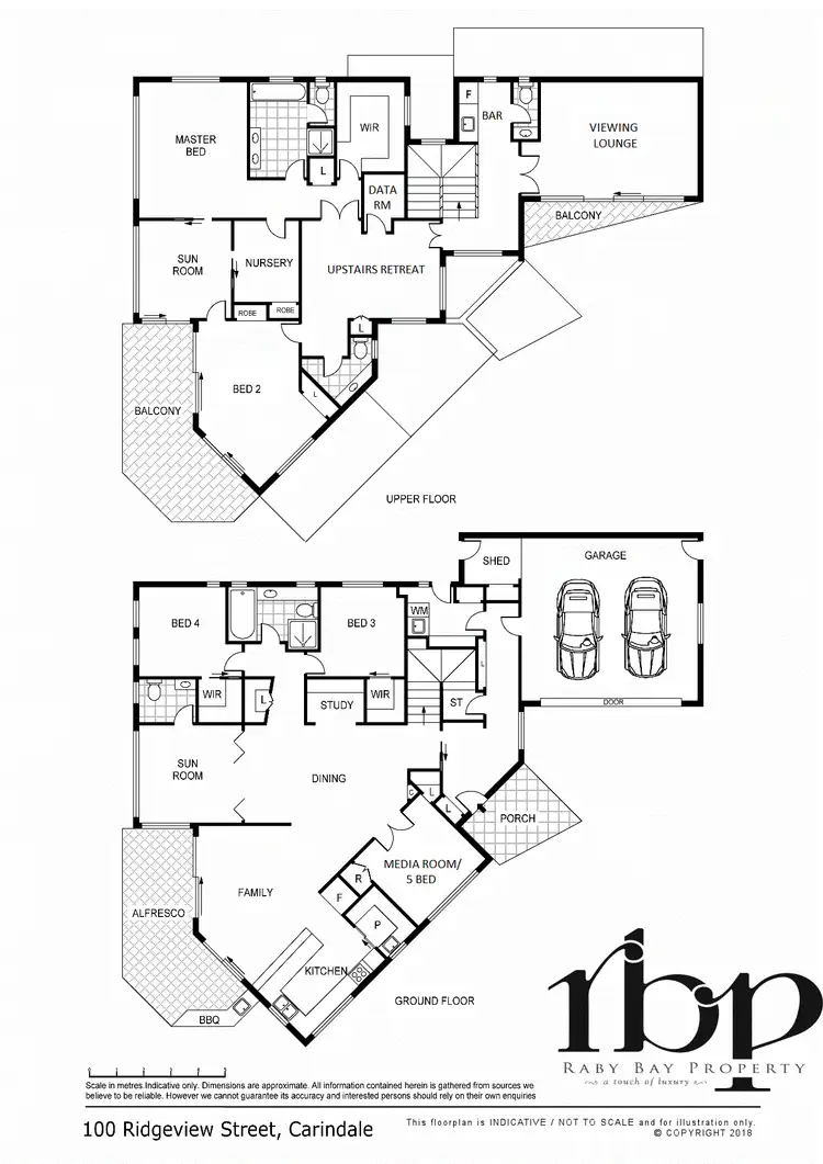 Floorplan of Homely house listing, 100 Ridgeview Street, Carindale QLD 4152