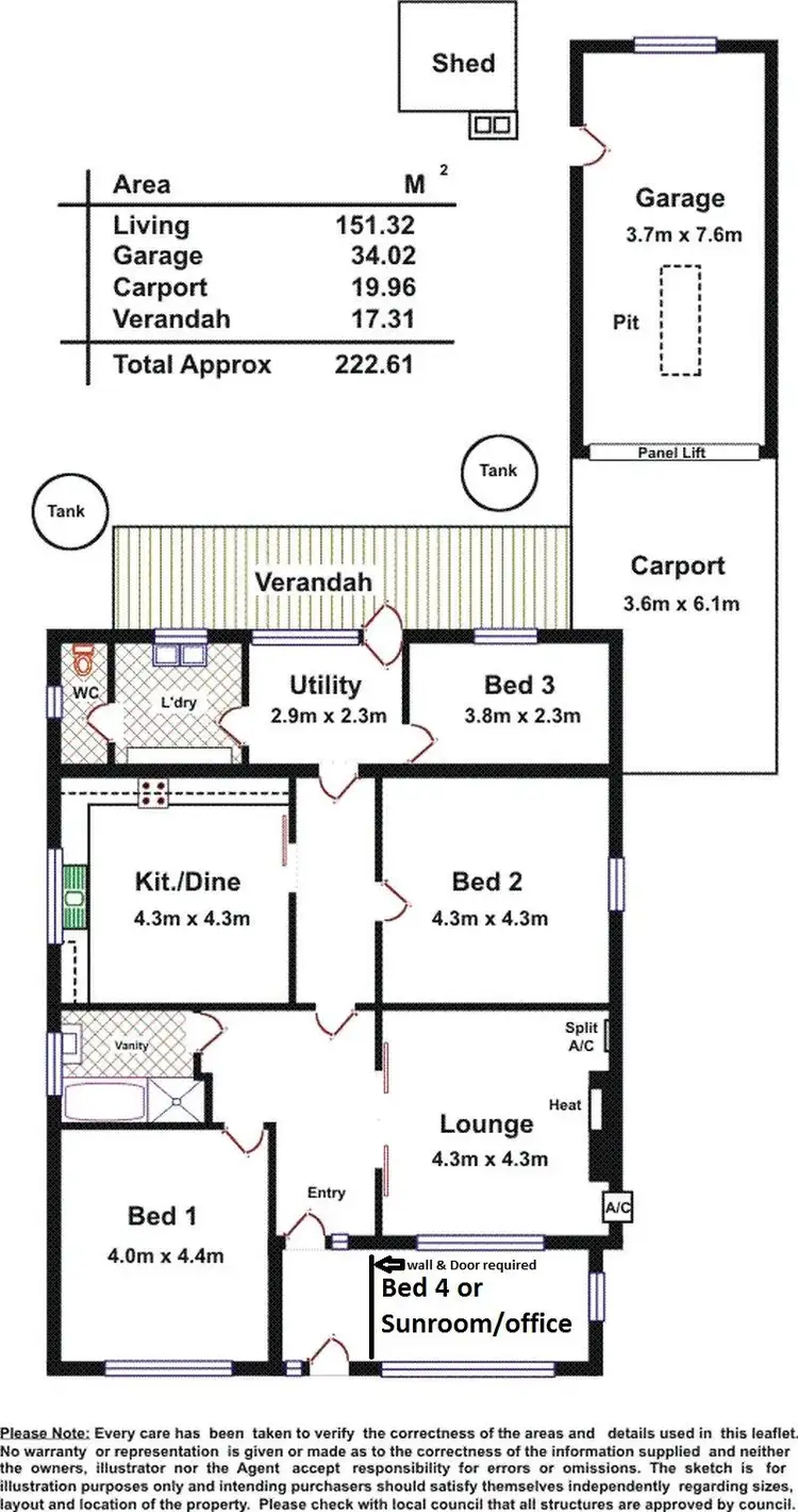 Floorplan of Homely house listing, 34 Rose Street, Ottoway SA 5013