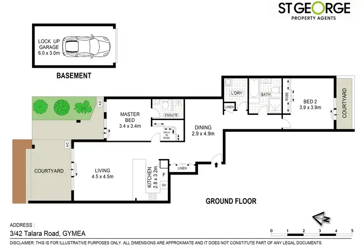 Floorplan of Homely apartment listing, 3/42 Talara Road, Gymea NSW 2227