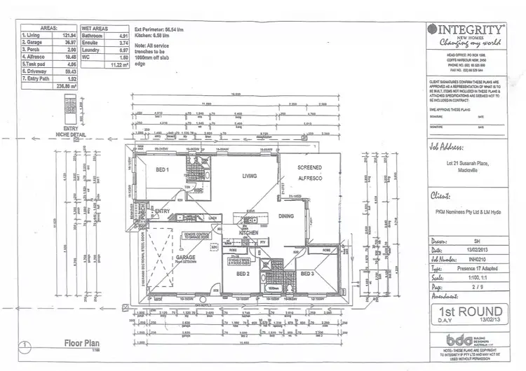 Floorplan of Homely house listing, 4 Susanah Place, Macksville NSW 2447