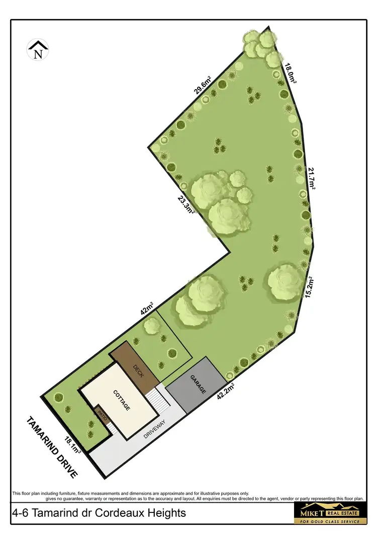 Floorplan of Homely house listing, 4-6 Tamarind Drive, Cordeaux Heights NSW 2526