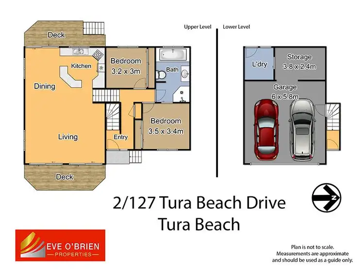 Floorplan of Homely townhouse listing, 2/127 Tura Beach Drive, Tura Beach NSW 2548