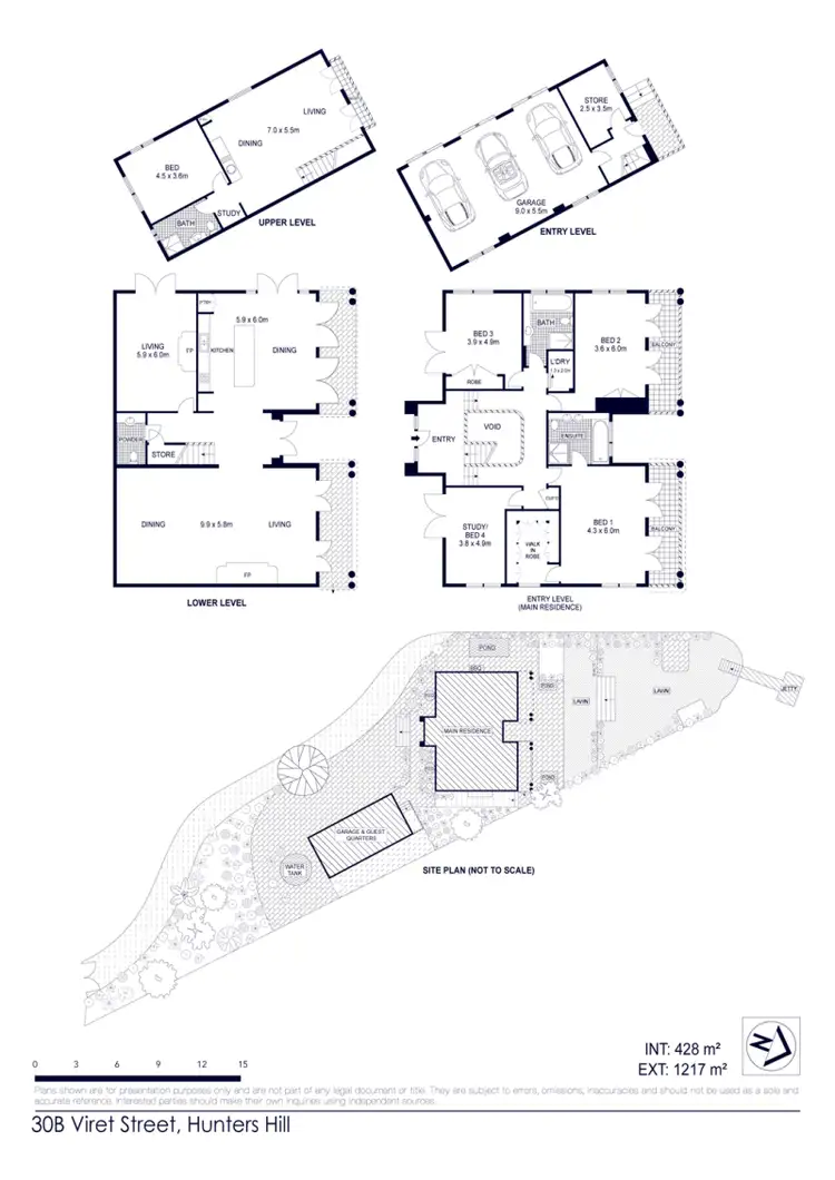 Floorplan of Homely house listing, 30B Viret Street, Hunters Hill NSW 2110
