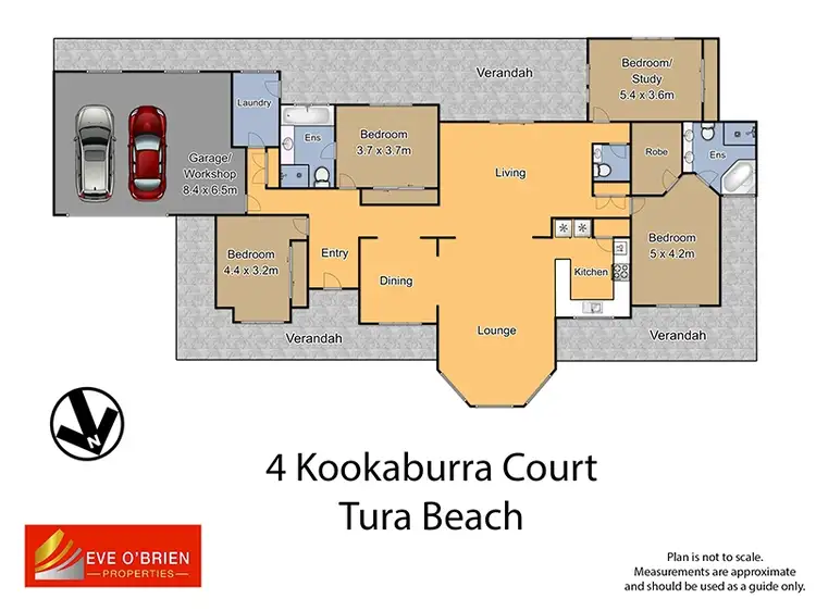 Floorplan of Homely house listing, 4 Kookaburra Court, Tura Beach NSW 2548