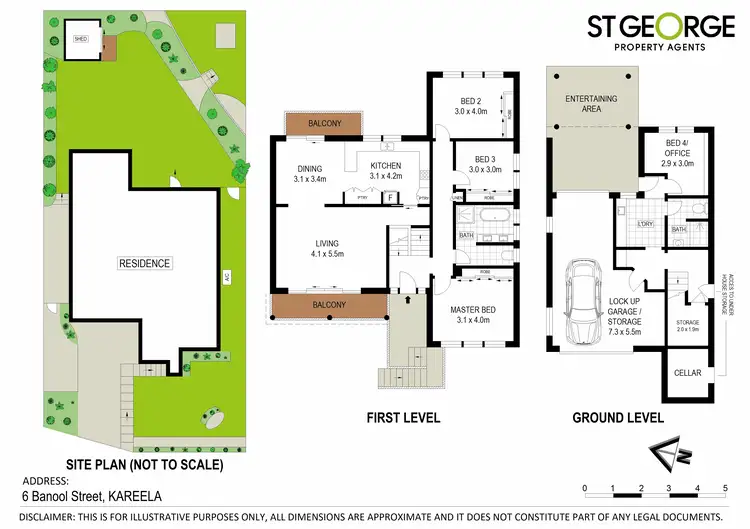 Floorplan of Homely house listing, 6 Banool Street, Kareela NSW 2232