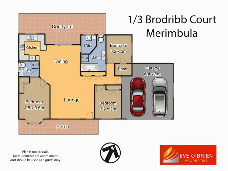 Floorplan of Homely house listing, 1/3 Brodribb Court, Berrambool NSW 2548
