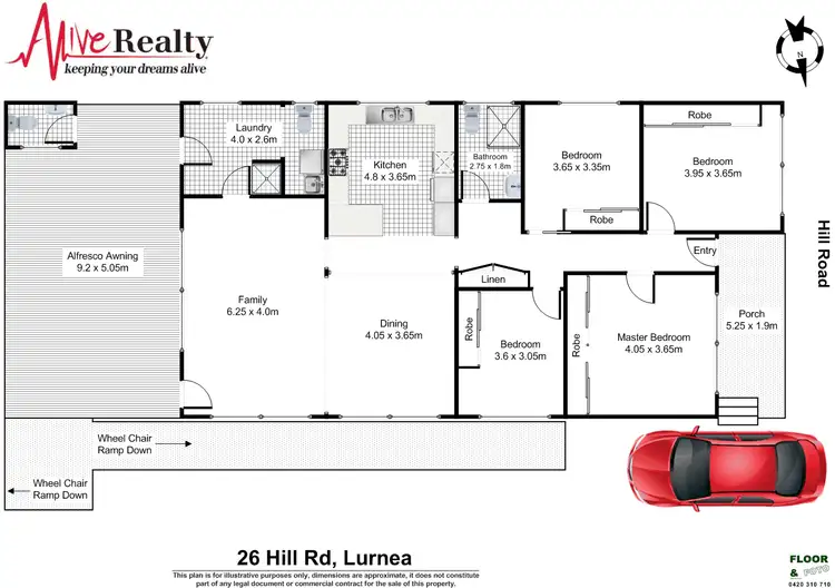 Floorplan of Homely house listing, 26 Hill  Road, Lurnea NSW 2170