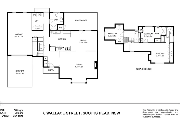 Floorplan of Homely house listing, 6 Wallace Street, Scotts Head NSW 2447