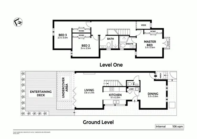 Floorplan of Homely semi-detached listing, 218a Corunna Road, Petersham NSW 2049