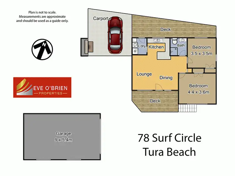 Floorplan of Homely house listing, 78 Surf Circle, Tura Beach NSW 2548