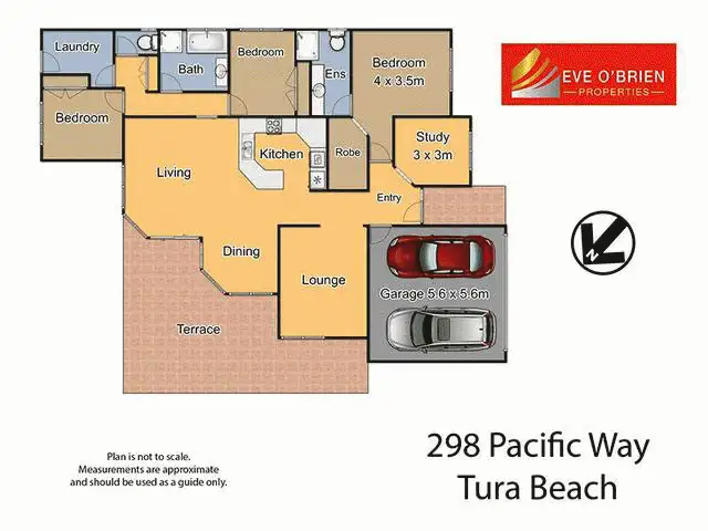 Floorplan of Homely house listing, 298 Pacific Way, Tura Beach NSW 2548