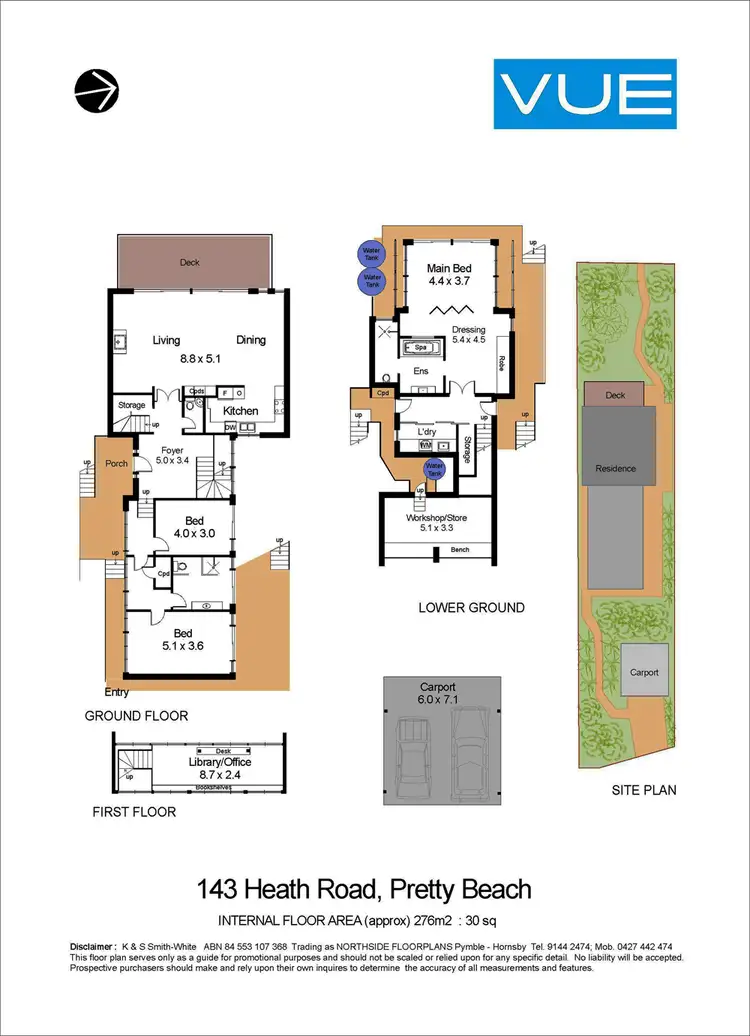 Floorplan of Homely house listing, 143 Heath Road, Pretty Beach NSW 2257