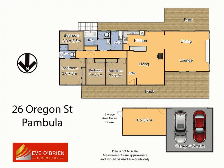 Floorplan of Homely house listing, 26 Oregon Street, Pambula NSW 2549