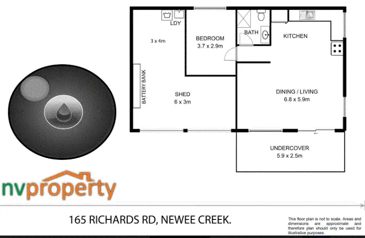 Floorplan of Homely rural property listing, 165 Richards Road, Newee Creek NSW 2447