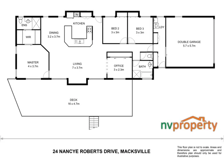 Floorplan of Homely house listing, 24 Nancye Roberts Drive, Macksville NSW 2447