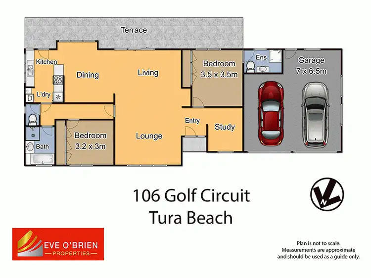 Floorplan of Homely house listing, 106 Golf Circuit, Tura Beach NSW 2548