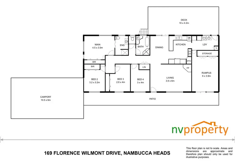 Floorplan of Homely house listing, 169 Florence Wilmont Drive, Nambucca Heads NSW 2448