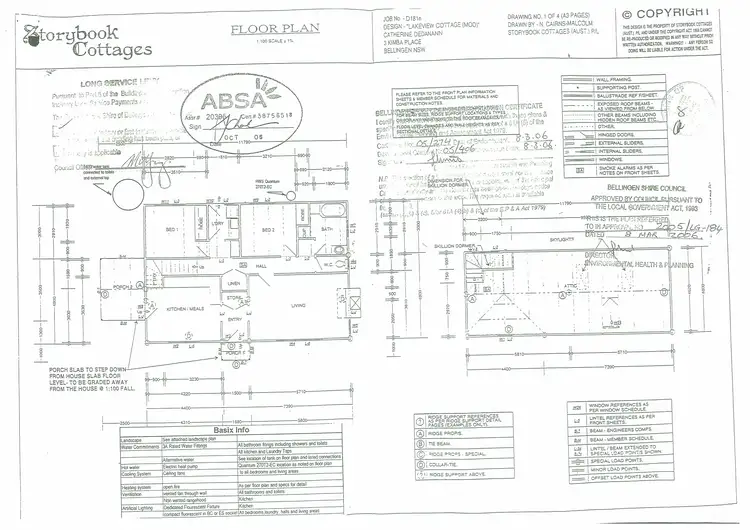 Floorplan of Homely house listing, 3 Kimber Close, Bellingen NSW 2454