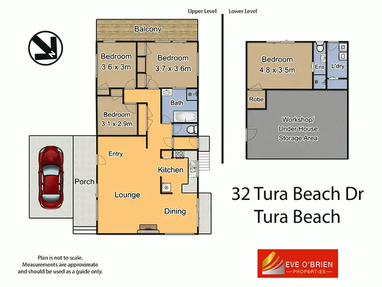 Floorplan of Homely house listing, 32 Tura Beach Drive, Tura Beach NSW 2548