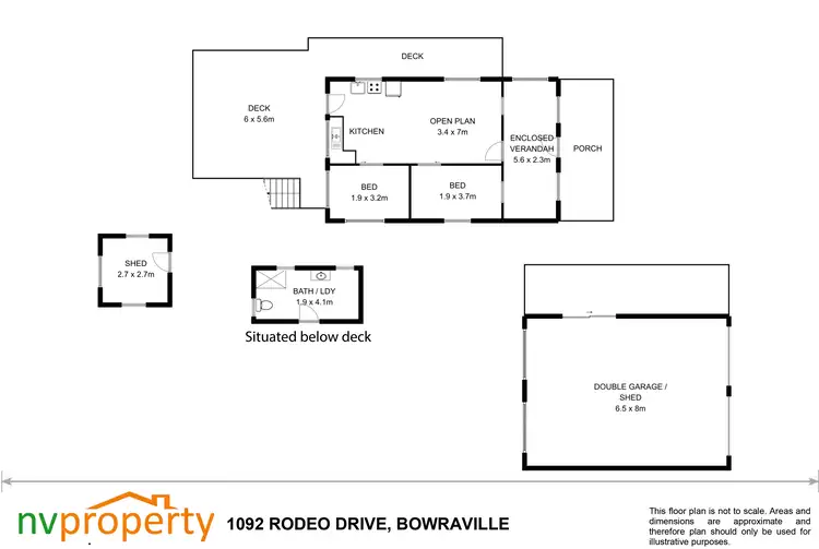 Floorplan of Homely house listing, 1092 Rodeo Drive, Bowraville NSW 2449