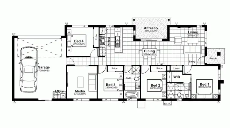 Floorplan of Homely other listing, Lot 2411 Coldstream Avenue, Werribee VIC 3030