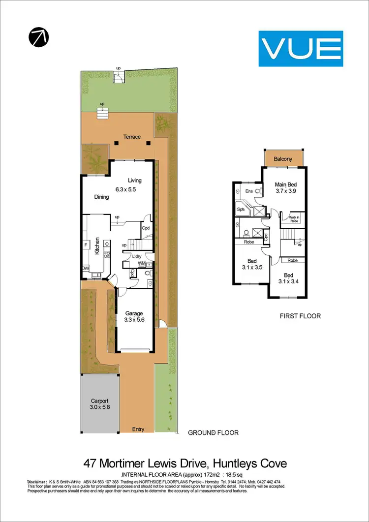 Floorplan of Homely townhouse listing, 47 Mortimer Lewis Drive, Huntleys Cove NSW 2111