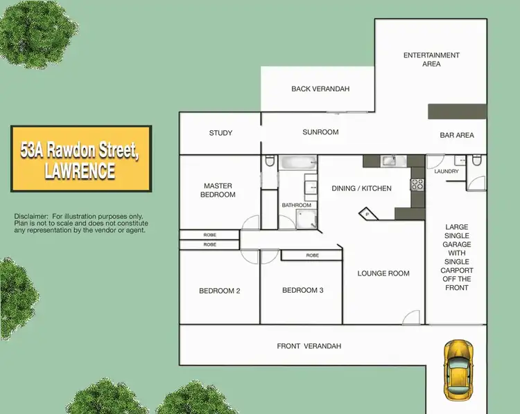 Floorplan of Homely house listing, 53a Rawdon Street, Lawrence NSW 2460