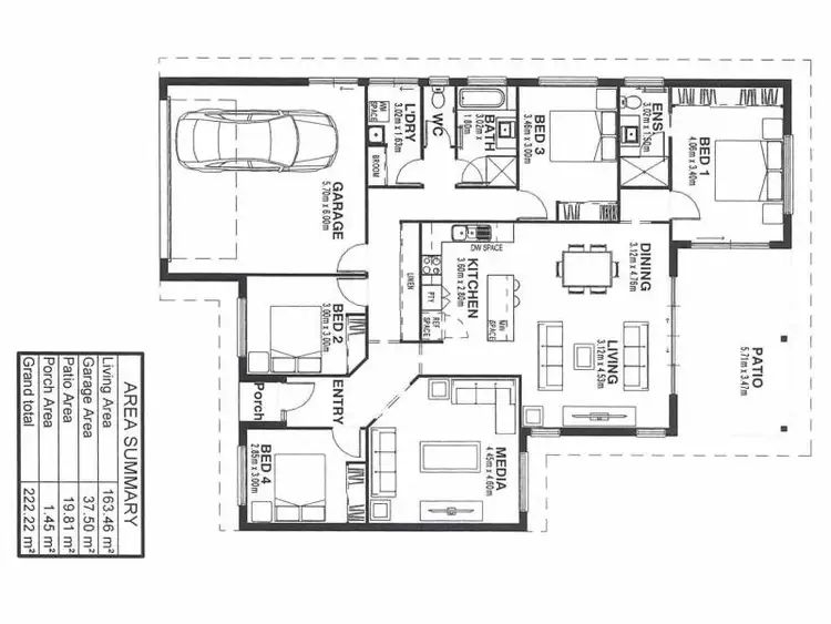 Floorplan of Homely house listing, 10 Santa Maria Avenue, Urraween QLD 4655