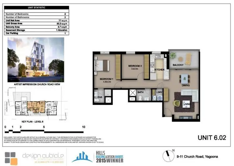 Floorplan of Homely apartment listing, 10/9-11 church Street, Yagoona NSW 2199