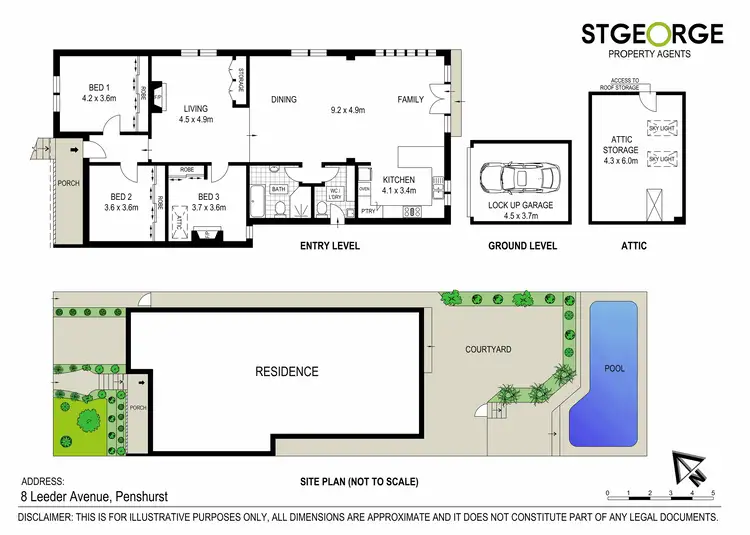 Floorplan of Homely house listing, 8 Leeder Avenue, Penshurst NSW 2222