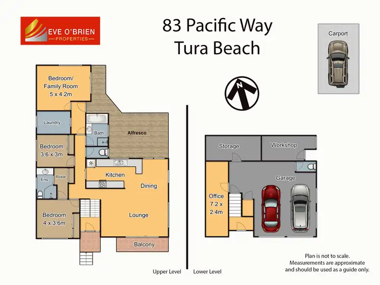 Floorplan of Homely house listing, 83 Pacific Way, Tura Beach NSW 2548