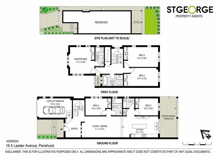 Floorplan of Homely house listing, 18A Leeder Avenue, Penshurst NSW 2222