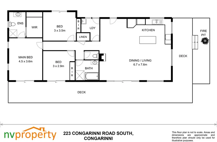 Floorplan of Homely rural property listing, 223 Congarinni Road South, Congarinni NSW 2447
