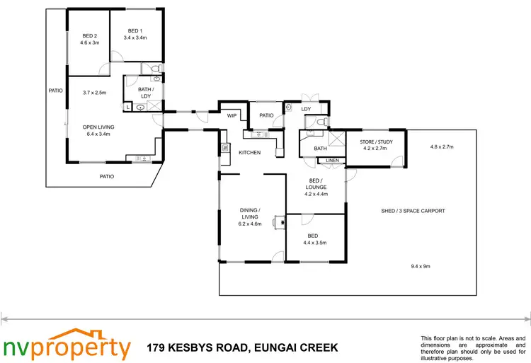 Floorplan of Homely rural property listing, 179 Kesbys Road, Eungai Rail NSW 2441