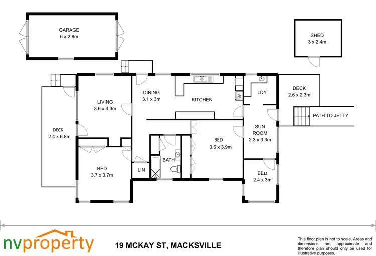 Floorplan of Homely house listing, 19 Mckay Street, Macksville NSW 2447