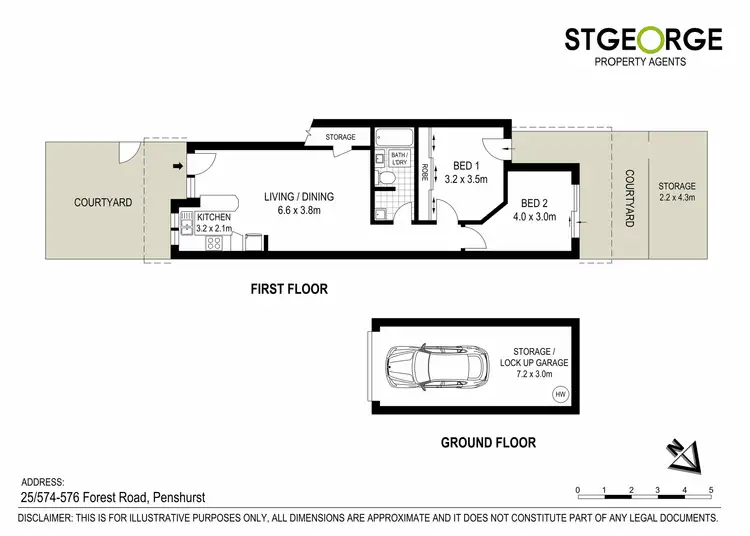 Floorplan of Homely apartment listing, 25/574 Forest Road, Penshurst NSW 2222