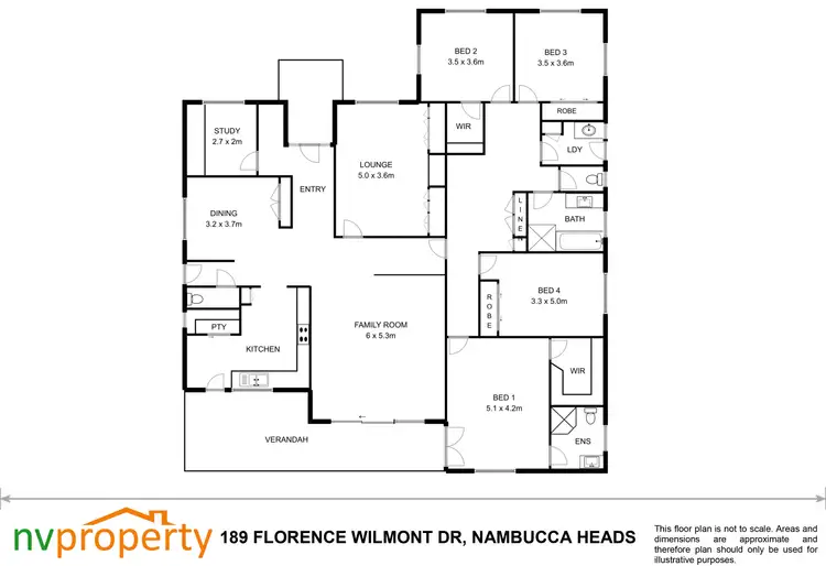 Floorplan of Homely house listing, 189 Florence Wilmont Drive, Nambucca Heads NSW 2448