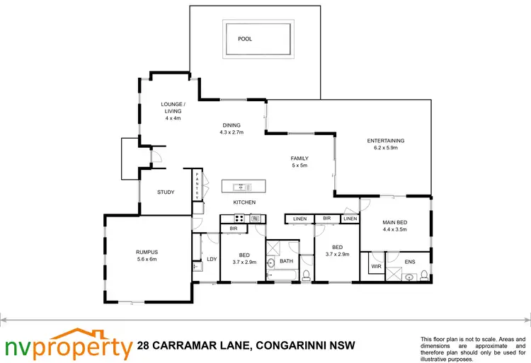 Floorplan of Homely house listing, 28 Carramar Lane, Congarinni NSW 2447