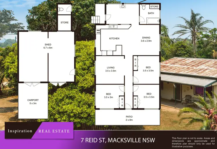 Floorplan of Homely house listing, 7 Reid Street, Macksville NSW 2447