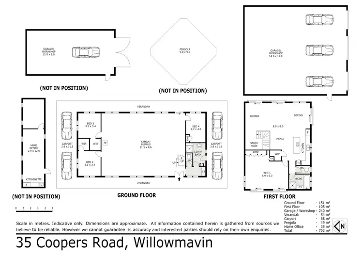 Floorplan of Homely other listing, 35 Coopers Road, Willowmavin VIC 3764