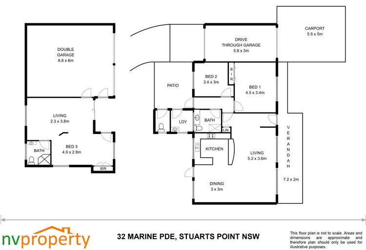 Floorplan of Homely house listing, 32 Marine Parade, Stuarts Point NSW 2441