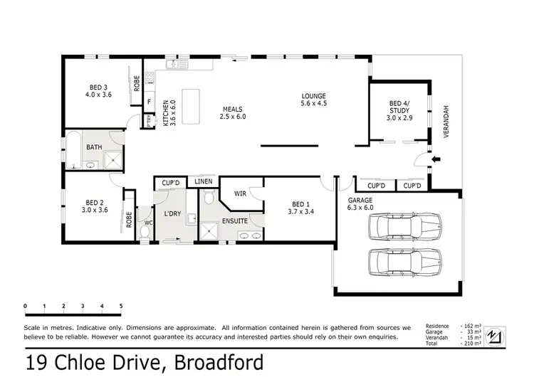Floorplan of Homely house listing, 19 Chloe Drive, Broadford VIC 3658