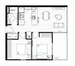 Floorplan of Homely apartment listing, Address available on request