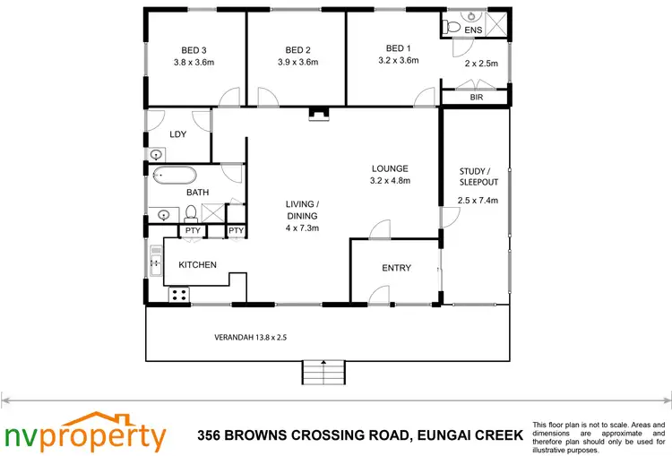 Floorplan of Homely rural property listing, 356 Browns Crossing Road, Eungai Creek NSW 2441